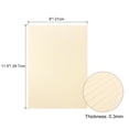 thumbnail image 2 of Brillante Cartulina Papel 50 Hojas, 8x11,5 Pulgadas 92 Lb/250gsm Doble Cara, para Bodas, Cumpleaños, Artesanía Uso, Carta Tamaño Hojas, Champagne Oro, 2 of 6