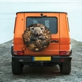 thumbnail image 4 of Haiem Spare Tire Cover , Wheel Cover with Cute Fallen Leaf Koala printed, Camper Spare Tire Cover Fit for Jeep Wrangler Rv SUV Truck Travel Trailer-16 inch, 4 of 8