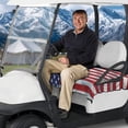 thumbnail image 3 of Aplkyhs American Flag Golf Seat Covers for Cart Golf Cart Washable Seat Cover Fits Most Golf Carts Comfortable Breathable Protect Your Golf Car Seat, 3 of 7