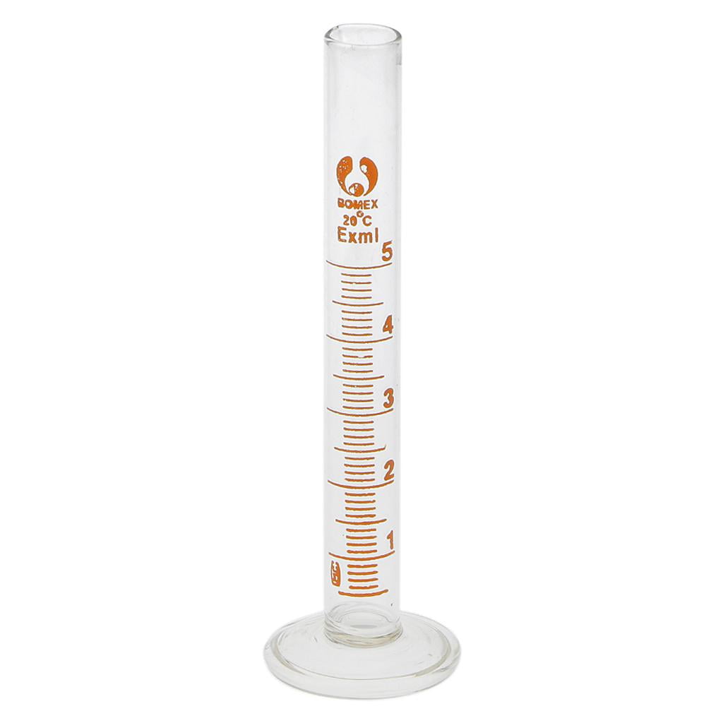 Probeta graduada de vidrio de 5-50 ml para laboratorio de química ...
