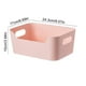 thumbnail image 3 of Contenedor de almacenamiento de plástico, caja de almacenamiento de artículos esenciales para dormitorio, caja de almacenamiento y organización de cocina de múltiples especificaciones, caja de almacen, 3 of 6