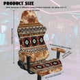 thumbnail image 4 of TSOVTHRID Aztec Tribal Paint Splatter Print Gaming Chair Cover with Armrest Cover Stretch Computer Chair Slipcovers with 2 PCS Armrest Covers Universal Chair Seat Protector with Elastic Bottom, 4 of 7