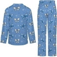 thumbnail image 6 of HPINK-T Western Themed Horse Women's Long-Sleeve Shirt And Full-Length Bottom Pajama Set, 6 of 12