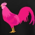 thumbnail image 3 of CafePress - Pink Rooster Women's Dark Pajamas - Women's Short Sleeve Print T-Shirt and Pants Dark Cotton Pajama Set, 3 of 7
