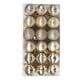 thumbnail image 4 of 30 piezas de bolas de Navidad adornos inastillables decoraciones para árboles de Navidad juego de bolas colgantes para decoración de fiesta de Kits de decoración para fiestas Dorado champagne Bearachild HA007626-13B, 4 of 6