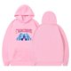 thumbnail image 1 of Pop cazadora para niña Hooded Sweatshirt,Soft Streetwear Pullover,Cute Long Sleeve Hoodie for Fall Winter Unisex （Pink）, 1 of 4