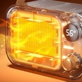 thumbnail image 3 of Fan Heater Small Desktop Heater Household Small Sun Fan Heater Electric Heater (US Plug) C, 3 of 6