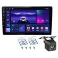 thumbnail image 1 of Estéreo para automóvil de doble DIN de 10 pulgadas con CarPlay inalámbrico Android Auto inalámbrico, estéreo para automóvil Android 13 con WiFi, navegación GPS Cámara de respaldo Bluetooth Receptor de, 1 of 5