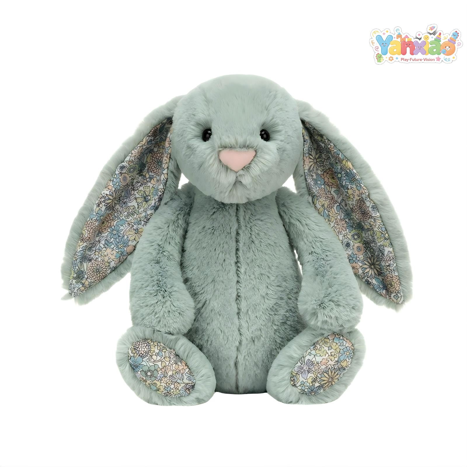 Jellycat Inc. HD-JellycatSilver Jellycat Blossom Silver Bunny