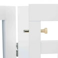 thumbnail image 5 of TRIXIE 4-Panel Foldable Wood Freestanding Pet Gate, Walk Thru Door, Expands to 80", White, 5 of 7