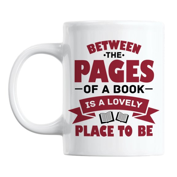 Quotes About the Love of Reading Books White Ceramic Coffee & Tea Mug (11oz)