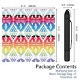 thumbnail image 2 of Premium Boho Print Large Rubber Game Mat 31.5x31.5 Inch Mahjong Table Cover Features Non-Slip Backing and Noise Dampening for Cards and Board Games, 2 of 7