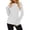White Shirts for Women, variant on TARIENDY Long Sleeve Tshirt Womens Thermal Undershirts Solid Color Crewneck Base Layer Shirts Soft Warm Fall Winter Tops White XL