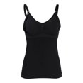 thumbnail image 4 of Slim Breastfeeding Tank Top with Built-in Nursing Bra Maternity Vest Undershirt, Nursing Tank Top, 4 of 7