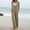 Khaki, variant on Clearance!lulshou Women Pants Womens Fashion Summer Solid Casual Pocket Sleeveless Suspender Jumpsuit