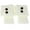 White, variant on Women Leg Warmers Knitted Short Knee Ankle Socks Winter Trim Boot Cuffs Toppers