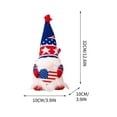 thumbnail image 2 of Anckoeil Independence Day Decoration Products Knitted Love Rudolf With Light Shining Doll Dwarf Decoration, 2 of 5