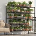 thumbnail image 6 of Legooin 60"W x 24"D x 82"H Wire Shelving Unit Heavy Duty Industrial Shelf for Garage Storage Metal Storage Rack for Warehouse Capacity 3250 lbs, Black, 6 of 9