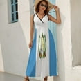 thumbnail image 5 of Flag Of Guatemala Dress Fashion Boho Beach Long Dresses Female Party Printed Maxi Dress, 5 of 9