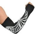 thumbnail image 2 of ALAZA Butterfly and Skull UV Sun Protection Arm Sleeves UPF 50+ Compression Cooling Sleeve 1 Pair, 2 of 7