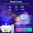 thumbnail image 4 of Galaxy Star Projector, Starry Projector Light with 21 Lighting Modes with Remote Control& Built-in Music Player Ocean Wave Star Projector/LED Nebula Cloud As Gifts for Kids Adults for Bedroom (White), 4 of 9