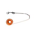 thumbnail image 1 of Scuba Diving Dive Aluminum Alloy Finger Snorkeling Line Snorkeling Compact Equipment Guide Reel Spool 30m Line Bolt Snap Orange, 1 of 9