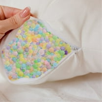 Hemoton Polystyrene Foam Beads Colorful Beads 4-6mm Mini Foam Balls Vase Fillers for Arts Crafts Bean Bag Refill Beads Party Decorations 100g