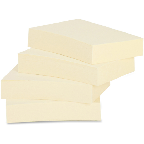 Business Source, BSN21459, Yellow Adhesive Notes, 12 / Pack, Yellow