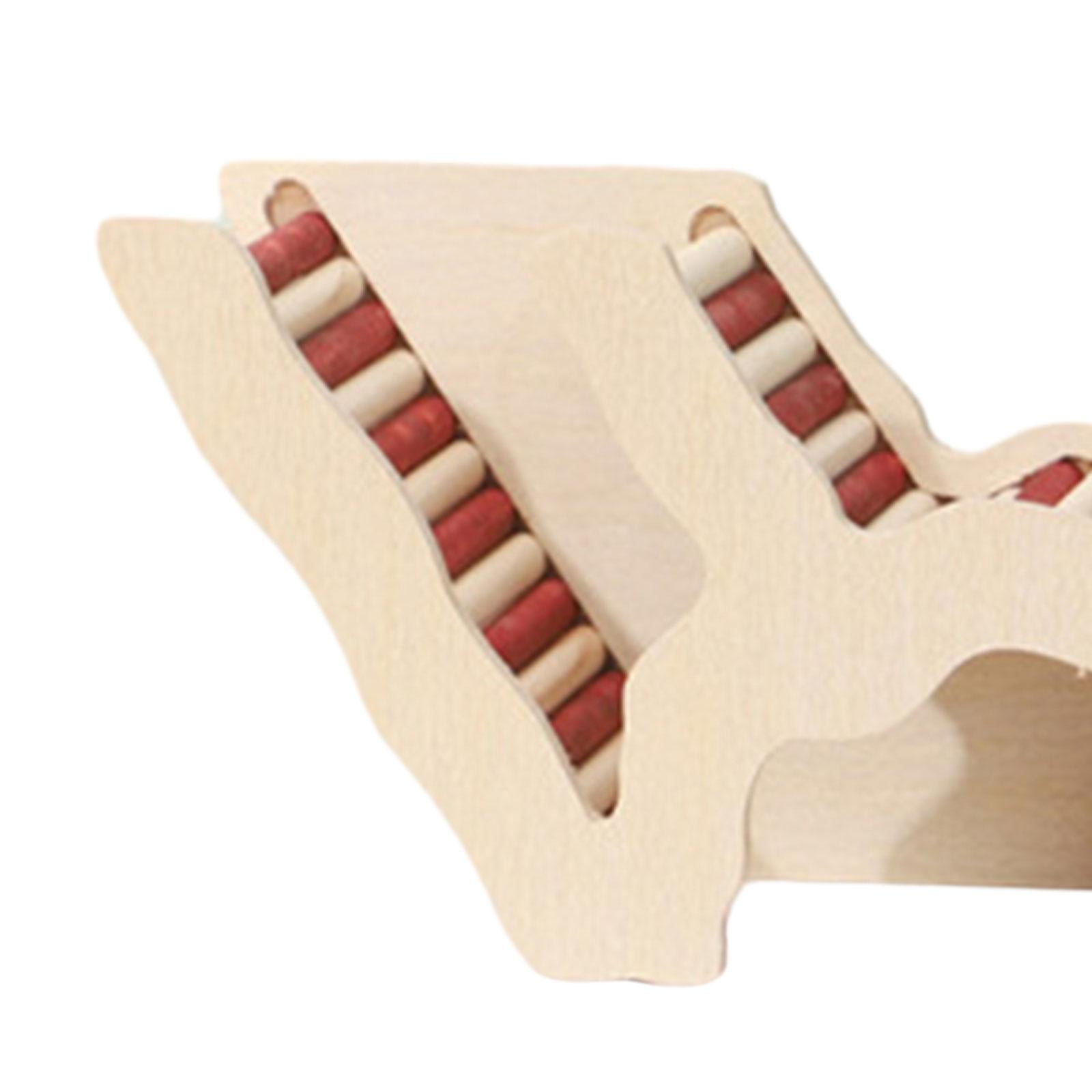Gazechimp Hamster Hideout Hut Wood Hiding Ladder Tunnel Exercise Palyhouse Accessories Color B