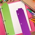 thumbnail image 5 of Minkissy Binder Dividers Assorted Color 10Pcs 8.5X2.4X0.04In, 5 of 10