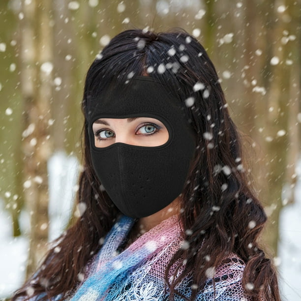 Winter Masks For Warmth, Thickened Neck And Ear Protection, Men's And Women's Winter Wind And Cold Flocking Full Face Masks