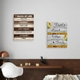 thumbnail image 4 of Modern Rustic Faith Hope Family Sunflower Wall Art Frame Canvas,Motivational Home Decor Wall Art Canvas Painting Ready to Hang for Home Farmhouse Kitchen Dining Living Room Wall Decor-12x16 Inches, 4 of 5