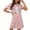 hgg369-Pink, variant on Ounisa Halloween Womens Nightgown Pumpkin Face and Ghost Print Short Sleeves Crewneck Loose Comfy Nightdress Pajamas