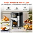 thumbnail image 6 of WNANEEZ Air Fryer 7.5 QT with Window & Light – Oil-Free Large Digital Air Fryer Oven for Family Meals, Easy to Use & Clean, Nonstick Basket + 100 Liners, 10-in-1 Countertop Air Fryer, 6 of 7