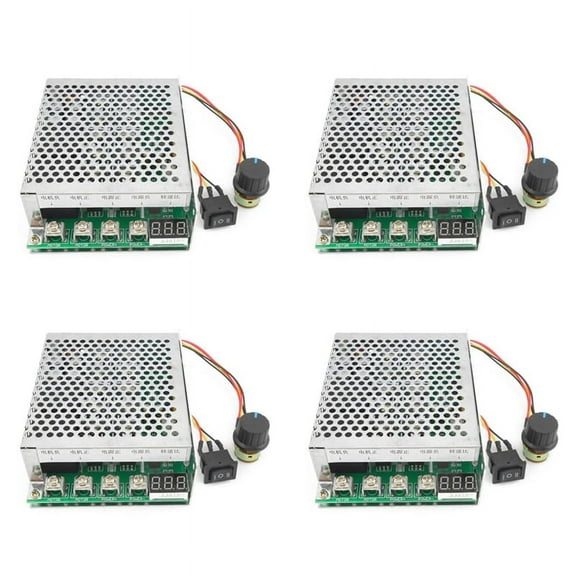4X DC 10-55V 100A 3000W Motor Speed Controller Reversible PWM Control Forward and Reverse Controller