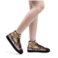 thumbnail image 6 of Canada Merry Christmas Eh Canada Moose High Top Canvas Shoes Sneakers Black Size 9.5, 6 of 7