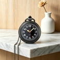 thumbnail image 3 of ZOLOHONI Quartz Pocket Watch with Chain Luminous Uncovered Black 46mm Men's Womens Fob & Pocket Watches, 3 of 9