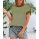 thumbnail image 4 of Chaleco tipo suéter PRETTYGARDEN para mujer, primavera y verano, a rayas, verde, 4 of 9