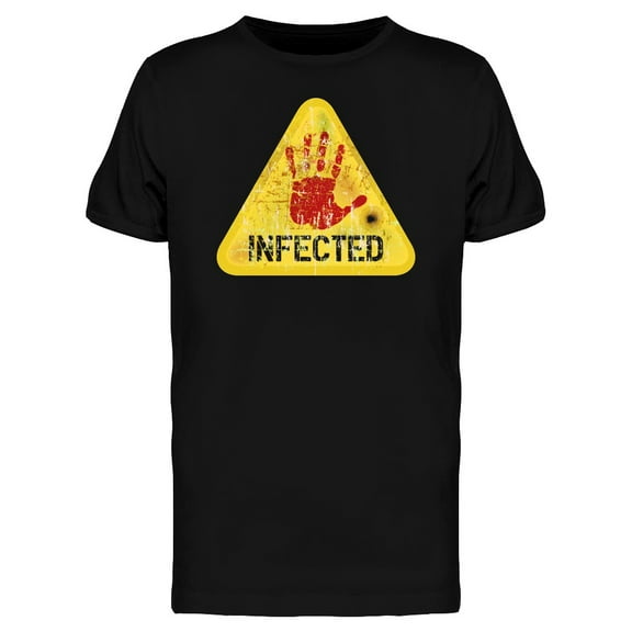 Infection Computer Virus Sign Tee Men's -Image by Shutterstock