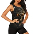 thumbnail image 2 of Fotbe Metal Evil Skull Womens Loose Fit Casual Flowy Slim-Fit Tank Tops Athletic Round Neck Trendy Sleeveless Summer Tops for Gym and Yoga-XX-Large, 2 of 7