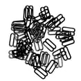 thumbnail image 2 of Ganchos de costura de metal negro para tirantes de sujetador, aprox. 100 unidades, 15 tipos a elegir. 13mmx10mm deslizante, 2 of 6