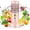 Pink, variant on Fruit and Vegetable Purifier Washing Machine Capsule Shape Cleaner Disinfection Machine OH-ion Purification Technology for Cleaning Fruits and Vegetables Rice Meat