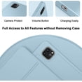 thumbnail image 3 of KOMI New iPad Pro 13 Inch Case M4 (2024 Model, 7th Generation) with Pencil Holder, Smart iPad Case [Support Pencil Pro and Pencil (USB-C)], Support Touch ID and Auto Wake/Sleep, 3 of 9