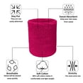 thumbnail image 4 of Couver Unisex Wrist Sweatband - Solid Cotton Terry Colth Sport Wristband, Hot Pink, One Size, 1 Pair, 4 of 8