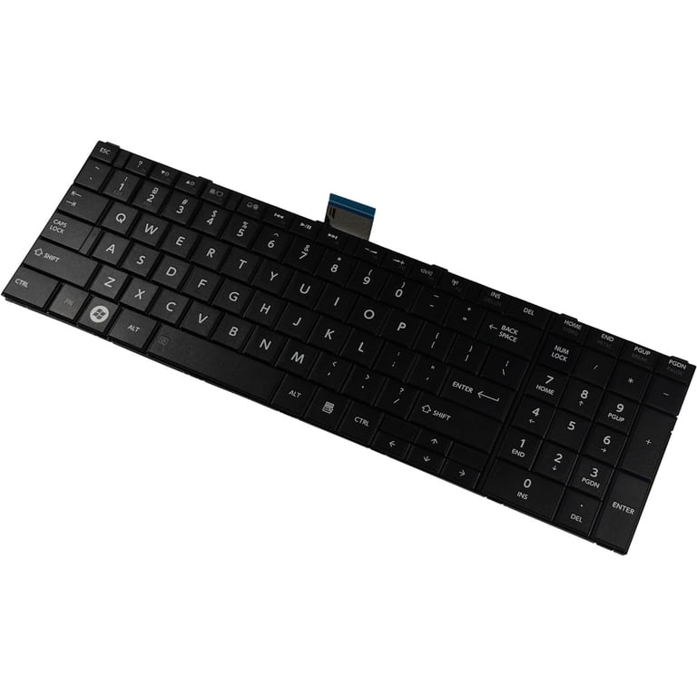 HQRP Laptop Keyboard for Toshiba Satellite L855-S5112 / L855-S5113