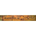 thumbnail image 2 of Kinnison, Carolyn 18x6 Black Ornate Wood Framed with Double Matting Museum Art Print Titled - Thankful and Grateful, 2 of 4