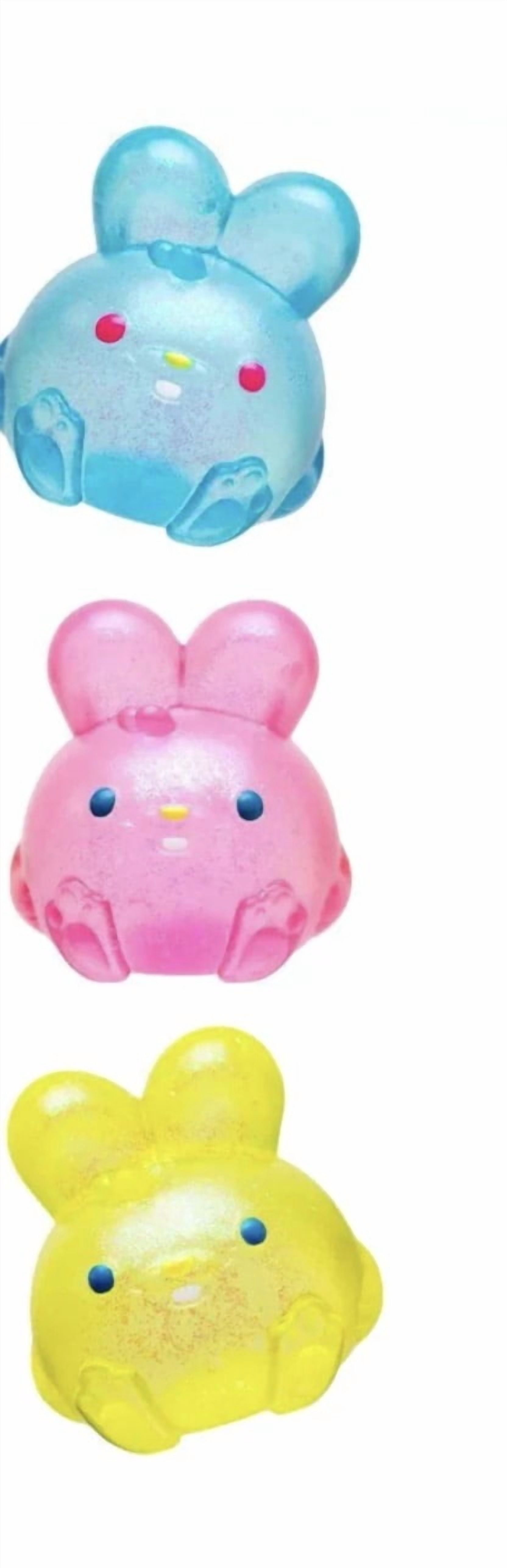 nee doh JELLY HOPS SQUISH SENSORY FIDGET BUNNY ,SCENTED, 1 COLOR CHOSEN AT RANDOM