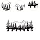 thumbnail image 5 of Organizador de pared con gancho para llaves, de metal negro, resistente, para decoración de pared, llave de metal Árbol, 5 of 8