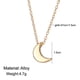 thumbnail image 3 of Collar para mujer, joyería para mujer, joyería para mujer, collar de moda, colgante de media luna, collar de cadena corta para clavícula, nuevos collares de mamá, 3 of 3