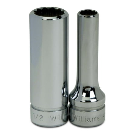 

16mm x 1/2 Drive 6 Point Deep Supertorque™ Socket Black Industrial Finish. Suitable For Impact Use. Williams® USA # JHW14M-616